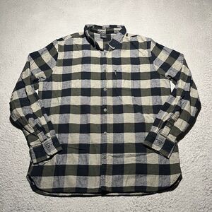 Oakley Shirt Mens Large Plaid Flannel Long Sleeve Custom Fit Button Up